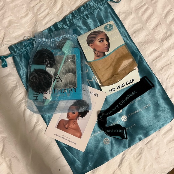 Kinky Straight Half Wig Human Hair 20-Inch - Picture 7 of 7